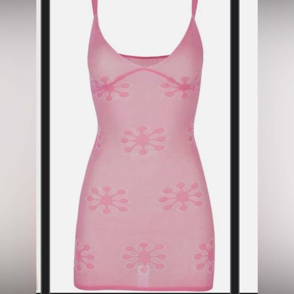 Asta resort Pink Floral Mini Dress Xs revolve